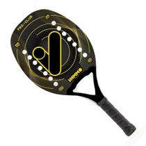 Raquete de Beach Tennis Pro-Club Preto e Amarelo - Vammo