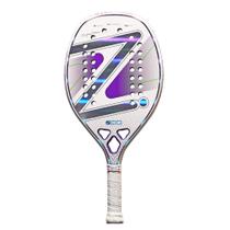 Raquete de Beach Tennis Pro Violet Collani White Zeiq 3K Raquete de Beach Tennis Pro Violet Collani White Zeiq 3K
