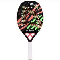 Raquete de Beach Tennis Shark Tiger 2024 Carbono 3K