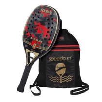 Raquete de Beach Tennis Speedo Kevlar Kamuflage + Beach Bag - Kamu Red Raquete de Beach Tennis Speedo Kevlar Kamuflage + Beach Bag - Kamu Red