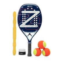 Raquete de Beach Tennis Supernova 18k Zeiq + KIT UPGRADE Raquete de Beach Tennis Supernova 18k Zeiq + KIT UPGRADE