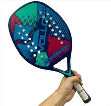 Raquete de Beach Tennis Vollo VBT100-2 Power 100 Azul