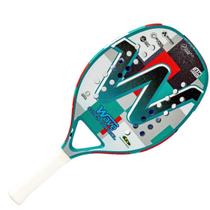 Raquete de Beach Tennis Wave Super Control Cinza e Verde Carbono 12k