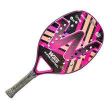 Raquete de Beach Tennis Wave Super Control Rosa e Preto Carbono 3k