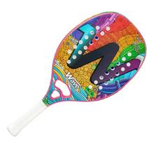 Raquete de Beach Tennis Wave Super Power Colorida Carbono