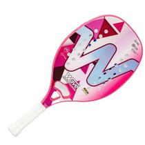 Raquete de Beach Tennis Wave Super Power Rosa Carbono