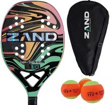 Raquete de Beach Tennis Zand Z Blade Carbono 3k Original