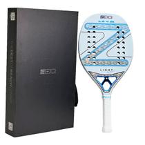 Raquete de Beach Tennis Zeiq Light Léo Branco 2026 Raquete de Beach Tennis Zeiq Light Léo Branco 2026