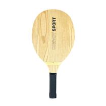 Raquete de frescobol de madeira 22x46cm Raquete de frescobol de madeira 22x46cm
