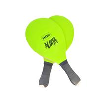 Raquete de Frescobol de Madeira Revestida Mor Aloha