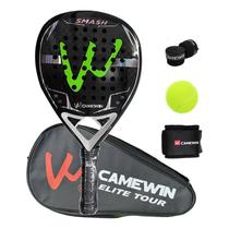 Raquete de padel de fibra de carbono 360g com bolsa 125g 46cm Raquete de padel de fibra de carbono 360g com bolsa 125g 46cm