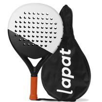 Raquete de padel LAPAT POP Tennis Carbon Surface EVA Foam White Raquete de padel LAPAT POP Tennis Carbon Surface EVA Foam White