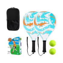 Raquete De Padel Personalizada Com Núcleo De Espuma EVA E Rede De Nylon Para Jogadores De Tênis