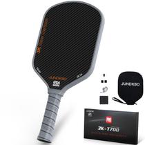 Raquete de Pickleball Jundkso T700 Fibra de Carbono 16mm Colmeia Raquete de Pickleball Jundkso T700 Fibra de Carbono 16mm Colmeia