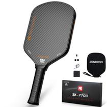 Raquete de Pickleball JUNDKSO T700 Fibra de Carbono Aprovada pela USAPA Raquete de Pickleball JUNDKSO T700 Fibra de Carbono Aprovada pela USAPA