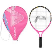 Raquete de tênis AMA SPORT Kids Junior Toddlers 17-25 rosa/amarela Raquete de tênis AMA SPORT Kids Junior Toddlers 17-25 rosa/amarela