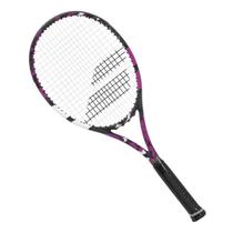 Raquete De Tênis Babolat Boost Aero Rosa Pink e Cinza Chumbo