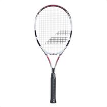 Raquete de Tênis Babolat Feather Branca e Rosa 260g 16x19