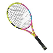 Raquete de Tênis Babolat Pure Aero Rafa Origin - Rosa e Amarelo