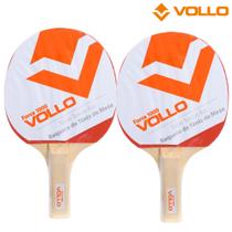 Raquete de tênis de mesa ping pong force 1000 vollo - 2 unidades - VOLLO SPORTS