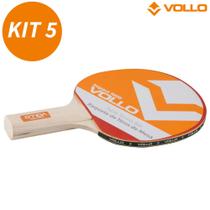 Raquete de Tênis de Mesa Ping Pong Impact 1000 Vollo Sports - 5 Unidades