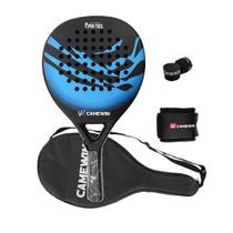 Raquete de tênis de padel CAMEWIN em fibra de carbono 18k 360g + 10g