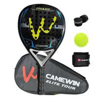 Raquete de tênis de padel CAMEWIN em fibra de carbono 18k 360g + 10g Raquete de tênis de padel CAMEWIN em fibra de carbono 18k 360g + 10g