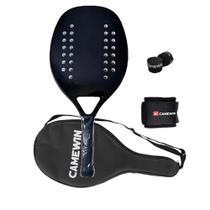 Raquete de tênis de padel CAMEWIN em fibra de carbono 18k 360g + 10g Raquete de tênis de padel CAMEWIN em fibra de carbono 18k 360g + 10g