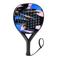 Raquete de tênis de padel WLSRW Fiber Carbon Fiber EVA Memory Foam Blue