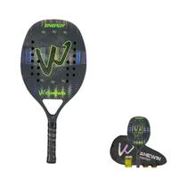 Raquete de Tênis de Praia Holográfica 3K Feminina - Fibra de Carbono