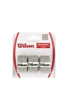 Raquete de tênis Over Grip Wilson Advantage, pacote de 3, cinza