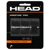 Raquete de tênis Overgrip HEAD Prestige Pro Black, pacote com 3