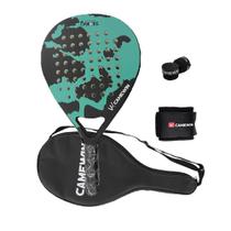 Raquete de Tênis Padel CAMEWIN em Fibra de Carbono - 360g + 10g