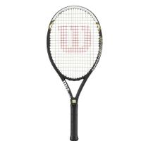 Raquete de tênis Wilson Hyper Hammer 5.3 Strung preta/branca 4 3/8