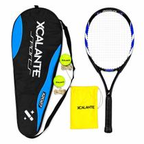 Raquete de Tênis Xcalante Fibra de Carbono Leve com Estojo e 2 Bolinhas Raquete de Tênis Xcalante Fibra de Carbono Leve com Estojo e 2 Bolinhas