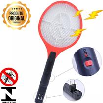 Raquete Elétrica Bivolt Mata Mosquito Dengue Pernilongo Inseto