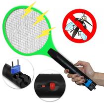 Raquete elétrica contra pernilongos e mosquitos