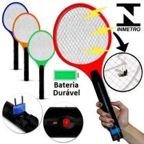 Raquete Elétrica Grande Mata Mosquito Dengue Insetos Recarregável Raquete Elétrica Grande Mata Mosquito Dengue Insetos Recarregável