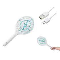 Raquete Elétrica Mata Insetos Multi HC034 Bivolt Branco Raquete Elétrica Mata Insetos Multi HC034 Bivolt Branco