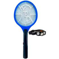 Raquete Eletrica Mata Mosquito Pernilongo Com Lanterna