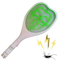 Raquete Elétrica Mata Mosquito Pernilongo Potente Recarregável Bivolt