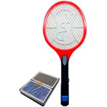 Raquete Elétrica Mata Mosquito Recarregável Baralho
