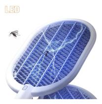 Raquete Elétrica Mosquiteira Mata Mosca Mosquito Pernilongo Anti Inseto Recarregável Choque 3000V