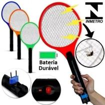 Raquete Elétrica Recarregável Bivolt Mata Mosquito Mosca