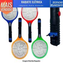 Raquete Elétrica Recarregável Bivolt Mata Mosquito Mosca Pernilongo
