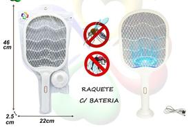 Raquete Elétrica Recarregável Mata Dengue Mosquito - toys