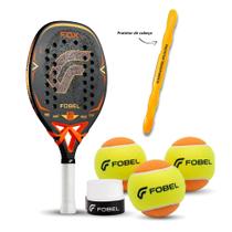 Raquete Fobel Fox Isabela Garrido 25/26 + BOLA + PROTETOR DE CABEÇA + OVERGRIP