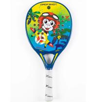 Raquete infantil beach tennis DROP SHOT HERO 10 Macaquinho