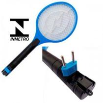 Raquete Mata Mosca Elétrica Recarregável bivolt - MX