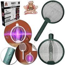 Raquete Mata Mosca Recarregavel Dobravel Lampada Uv Bivolt Raquete Mata Mosca Recarregavel Dobravel Lampada Uv Bivolt